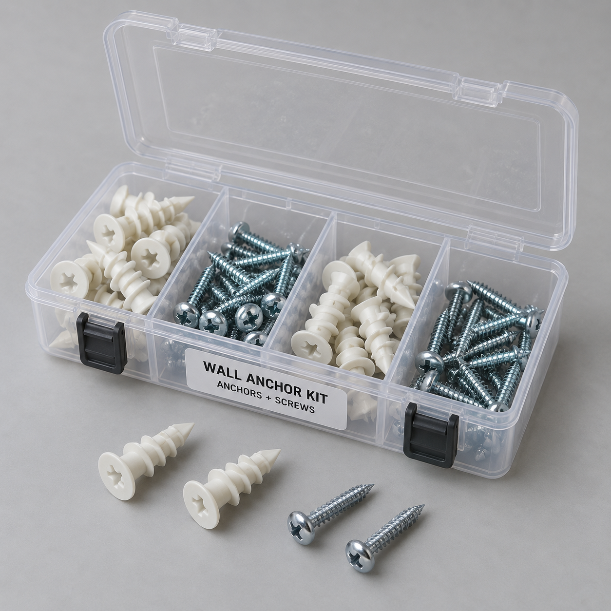 Plastic Wall Anchors + Screws